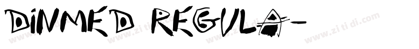 Dinmed Regula字体转换 Dinmed Regula字体转换